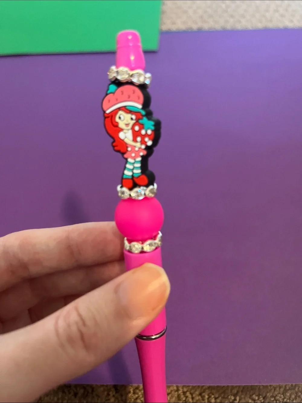 Strawberry shortcake super pink pen
